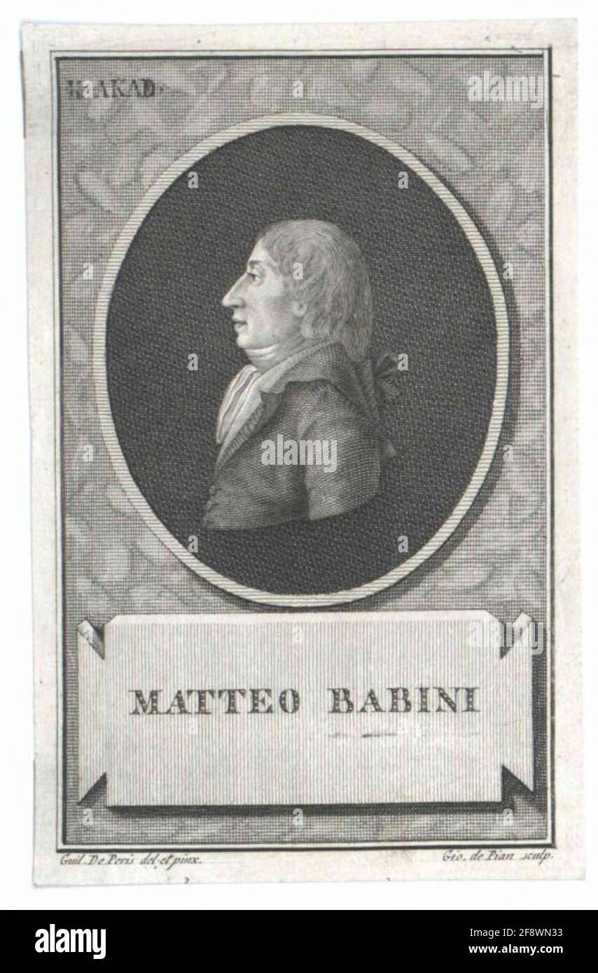 Babini, Matteo. Stockfoto Babini, Matteo. Stockfoto
