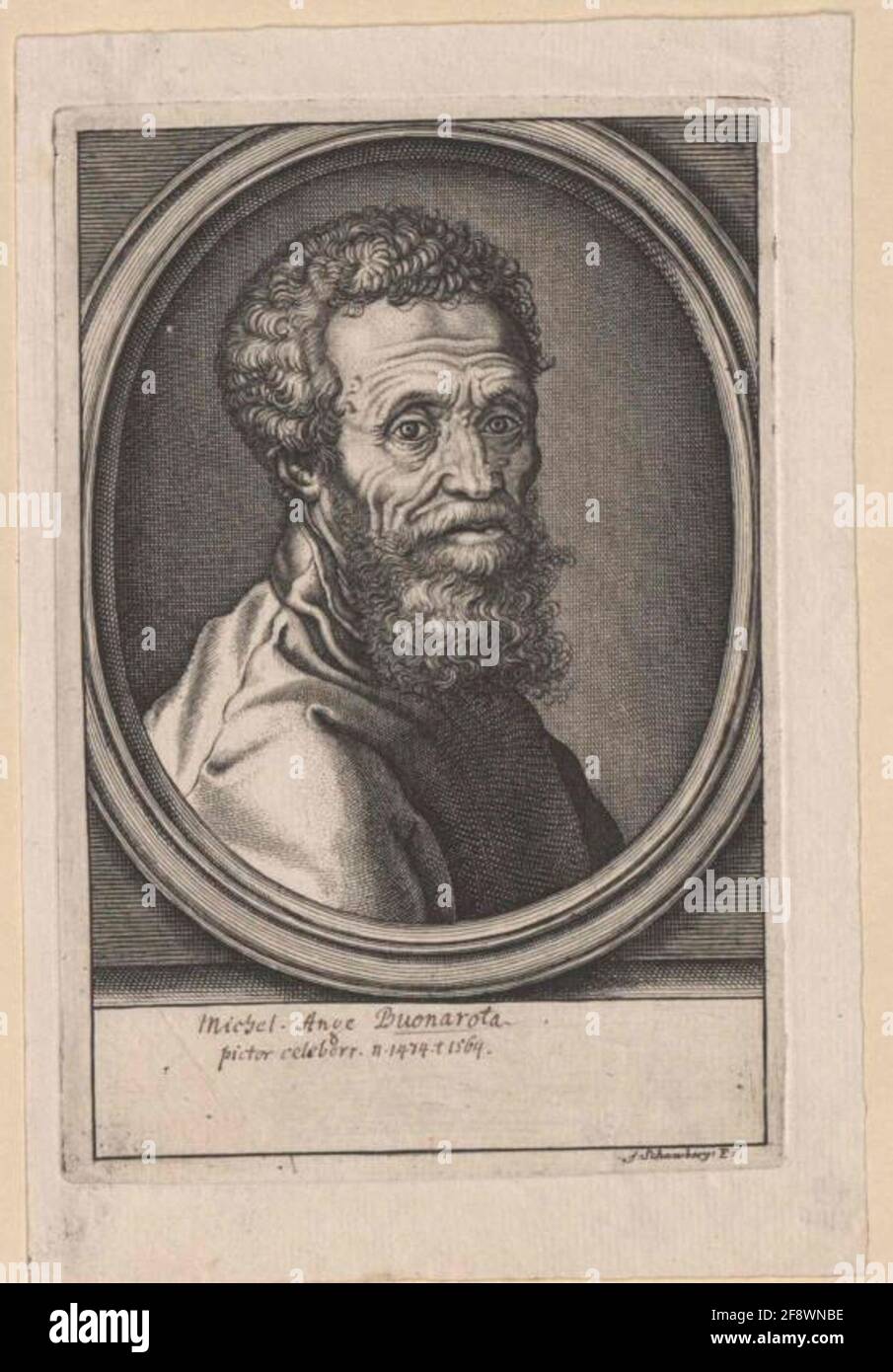 Michelangelo Buonarroti . Stockfoto