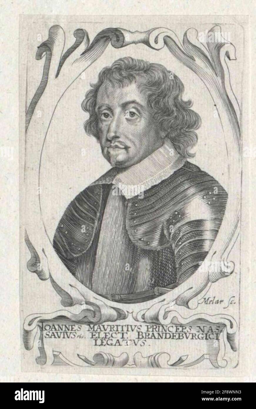 Johann Moritz, Fürst von Nassau-Siegen. Stockfoto