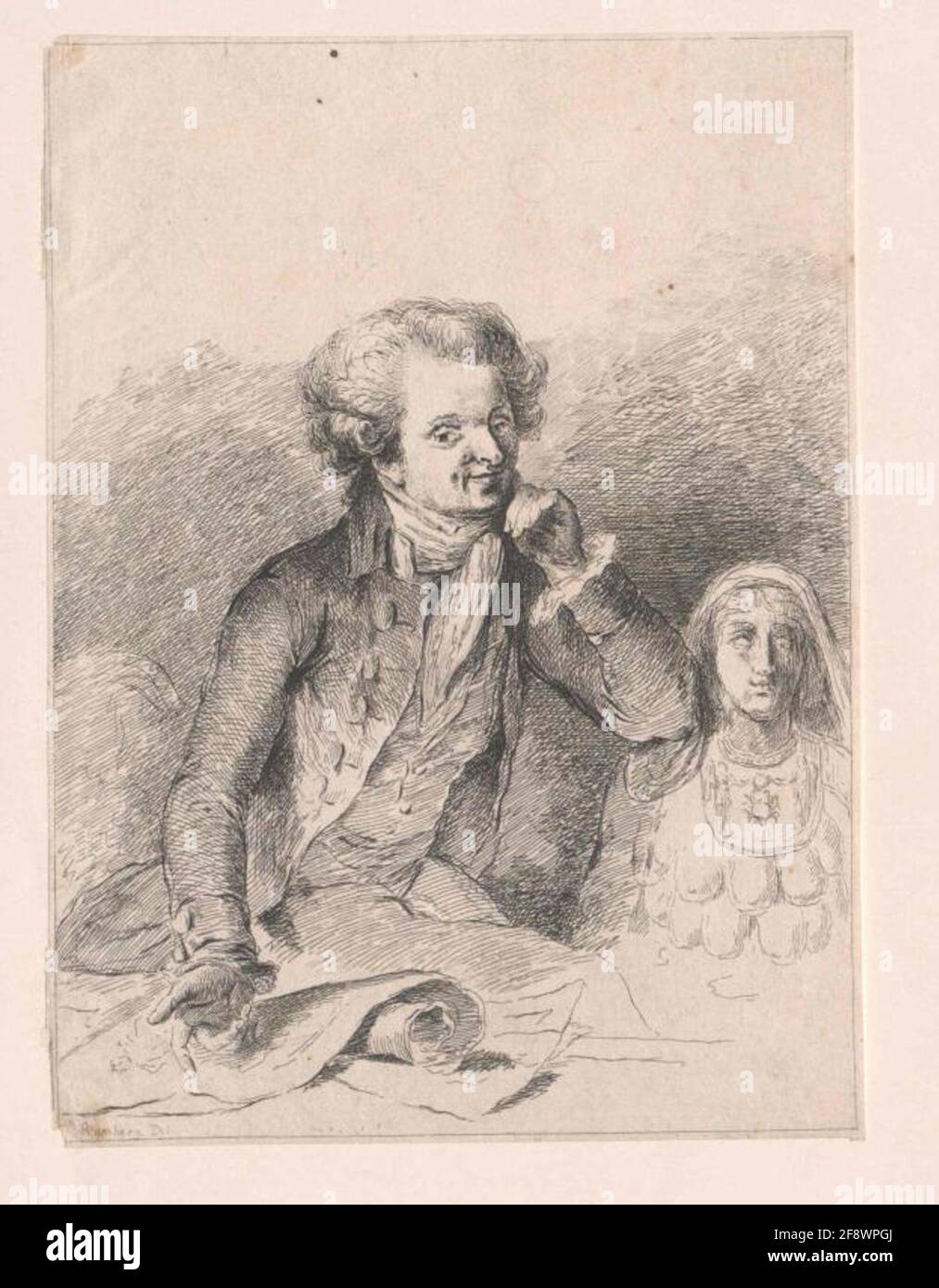 Delon, Dominique Vivant Ziagant: Ramberg, Johann Heartrichd: 1801/1830 Stockfoto