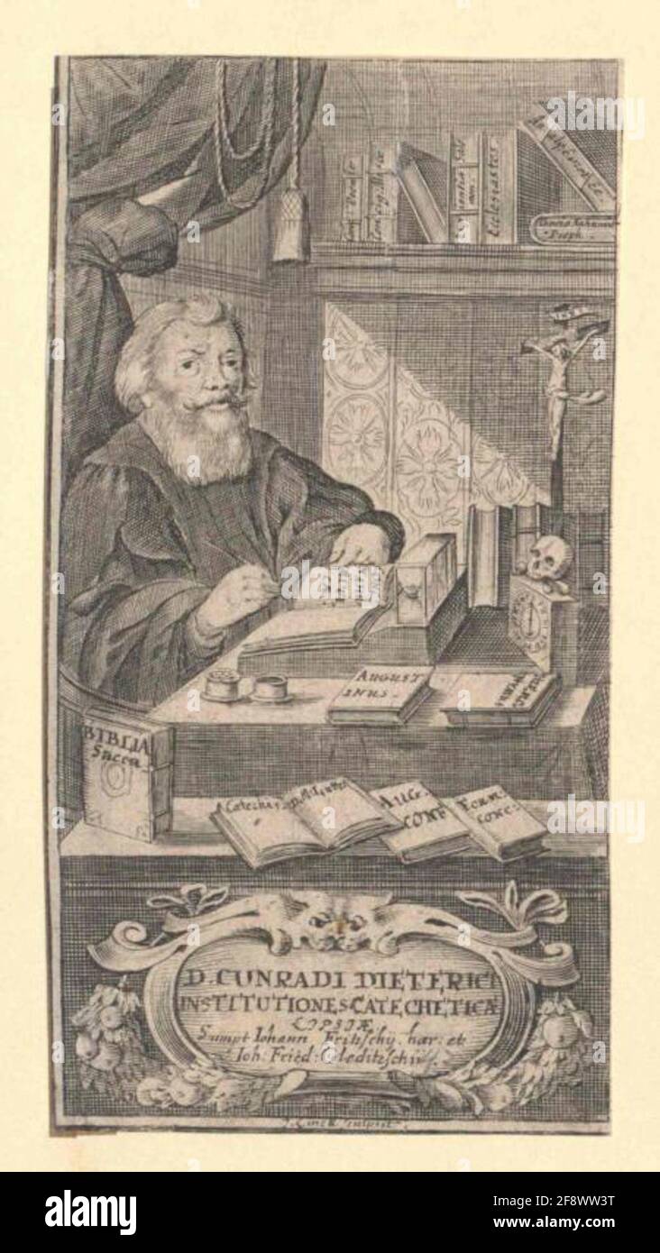 Dieterich, Konrad Stecher: Linck, Johann (1660) Verlag: Fritsch, Johann (Erben), & Johann Friedrich Gleditsch d. Ä. Stockfoto