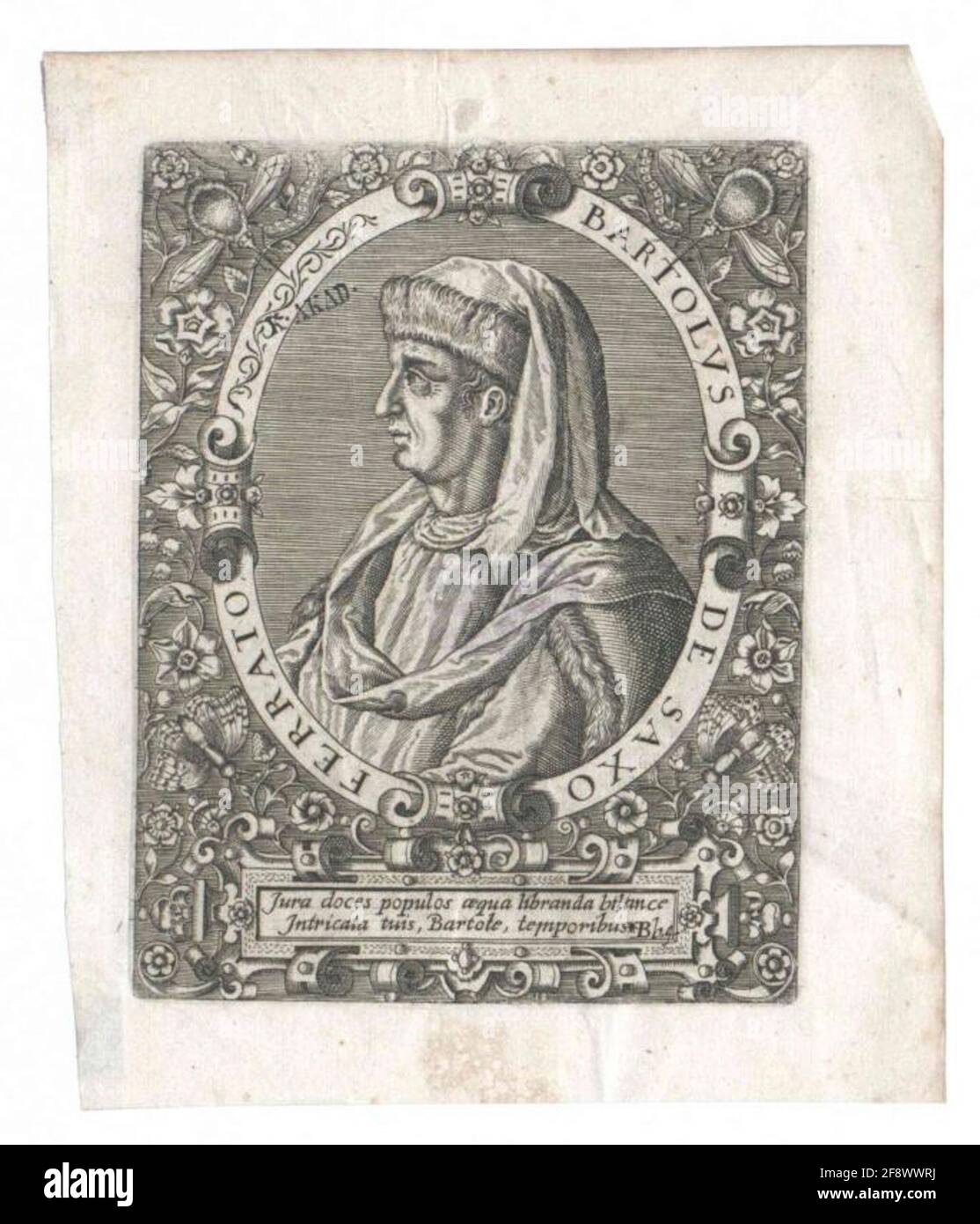 Sassoferrato, Bartolo da Stecher: Bry, Theodor de Stockfoto Sassoferrato, Bartolo da Stecher: Bry, Theodor de Stockfoto