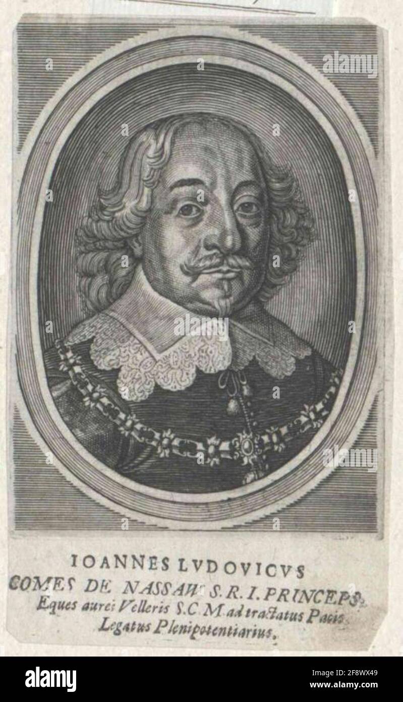 Johann Ludwig, Prinz von Nassau-Hadamar 1621/1700 Stockfoto