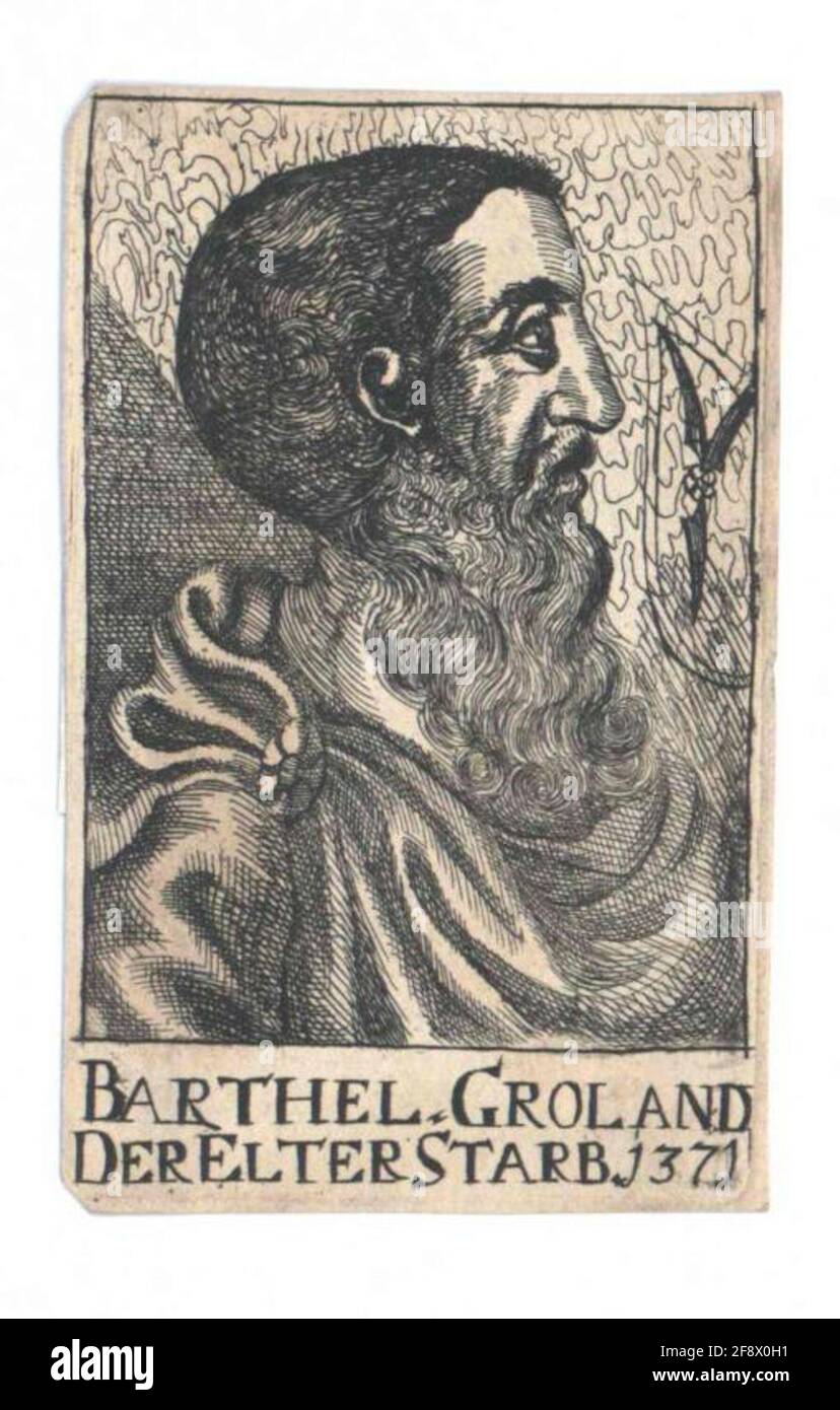 Greyland, barthel. Stockfoto