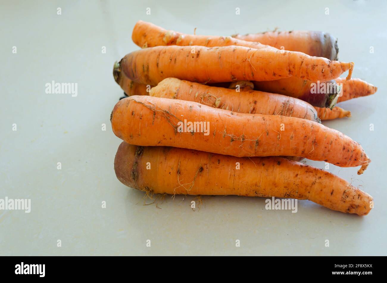 Frische Karotten Stockfoto