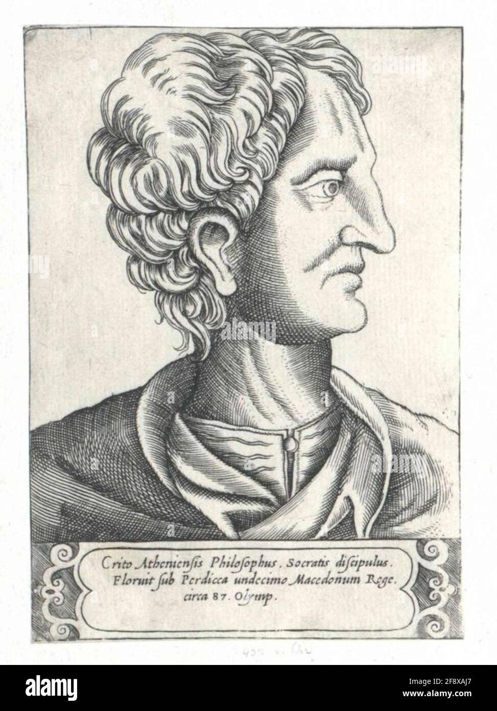 Criton von Athen. Stockfoto