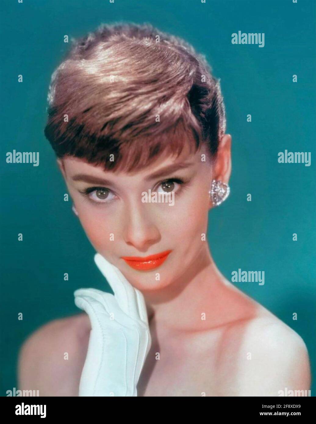 AUDREY HEPBURN (1929-1993)-britische Schauspielerin ca. 1954 Stockfoto