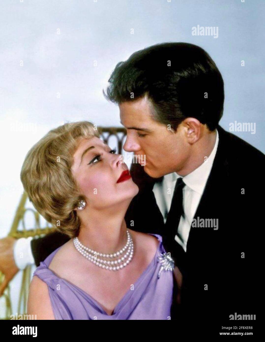 DIE RÖMISCHE QUELLE VON MRS. STONE 1961 Warner Bros Film mit Vivien Leigh und Warren Beatty Stockfoto