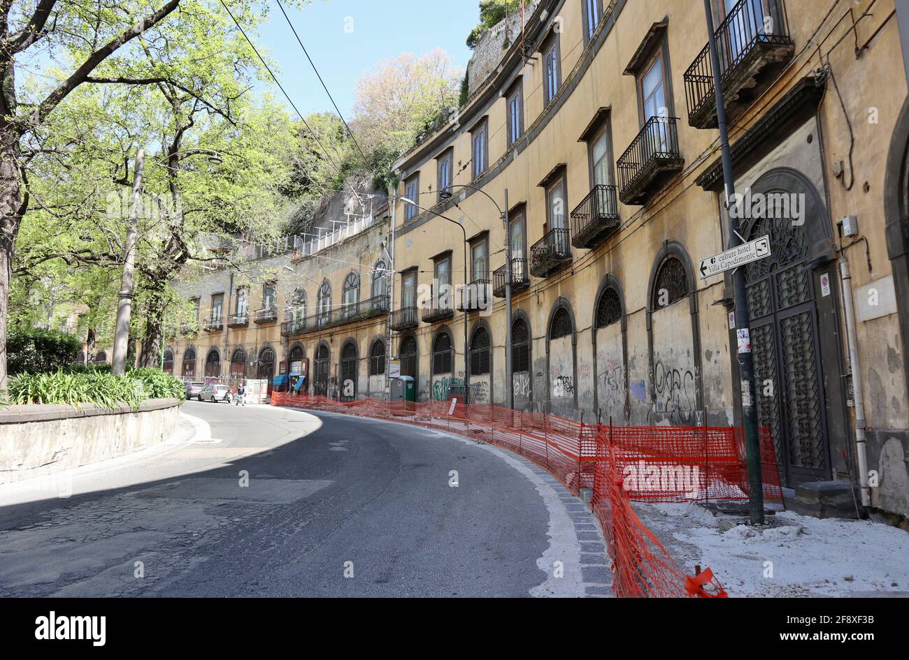 Napoli - Scorcio del Tondo di Capodimonte Stockfoto