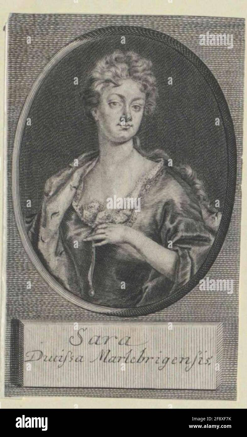 Marlborough, Sarah Jennings Herzogin von . Stockfoto