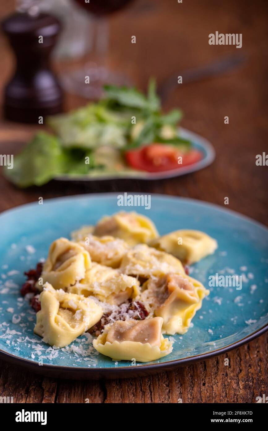 Tortellini Stockfoto