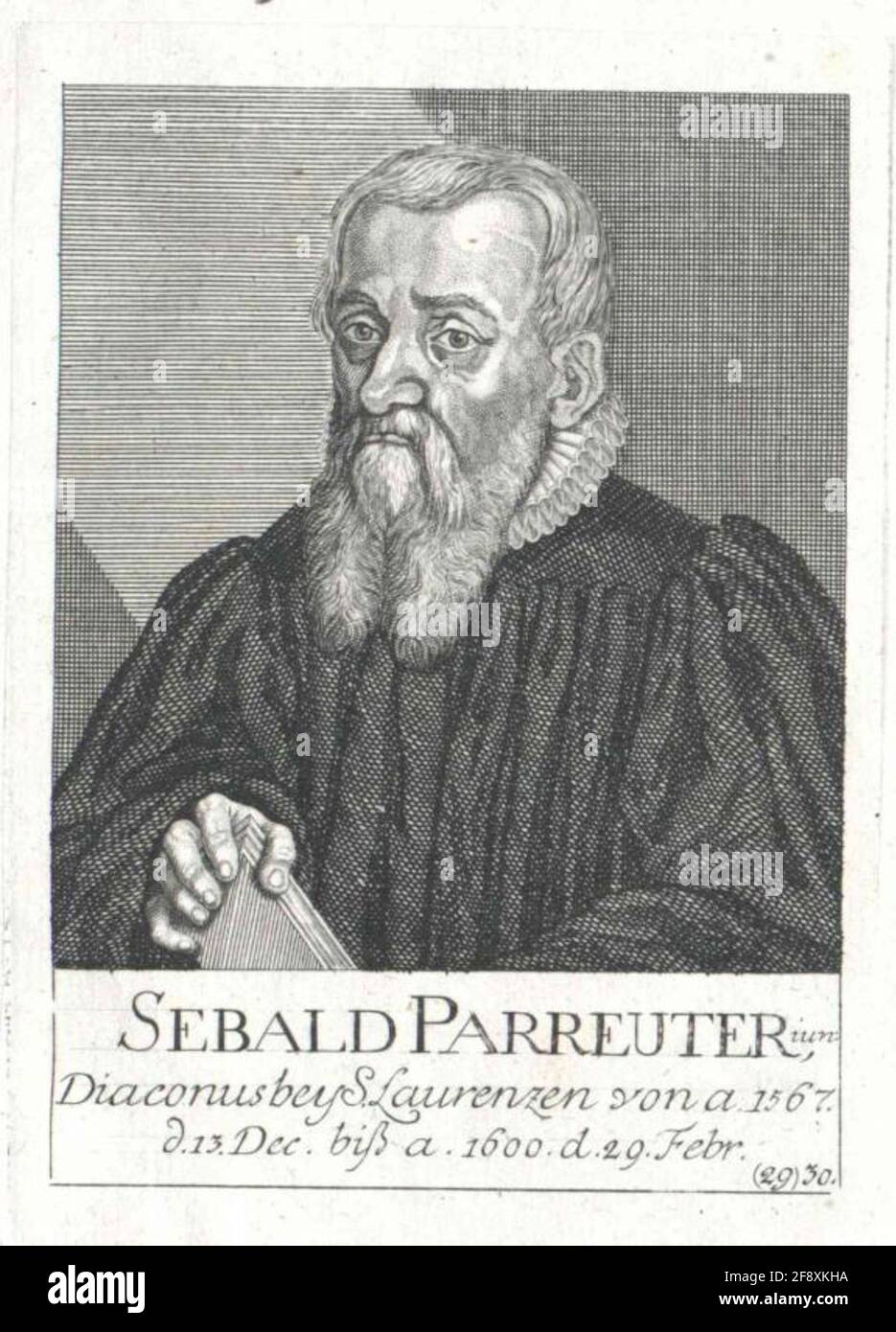 Parreuter, Sebald. Stockfoto
