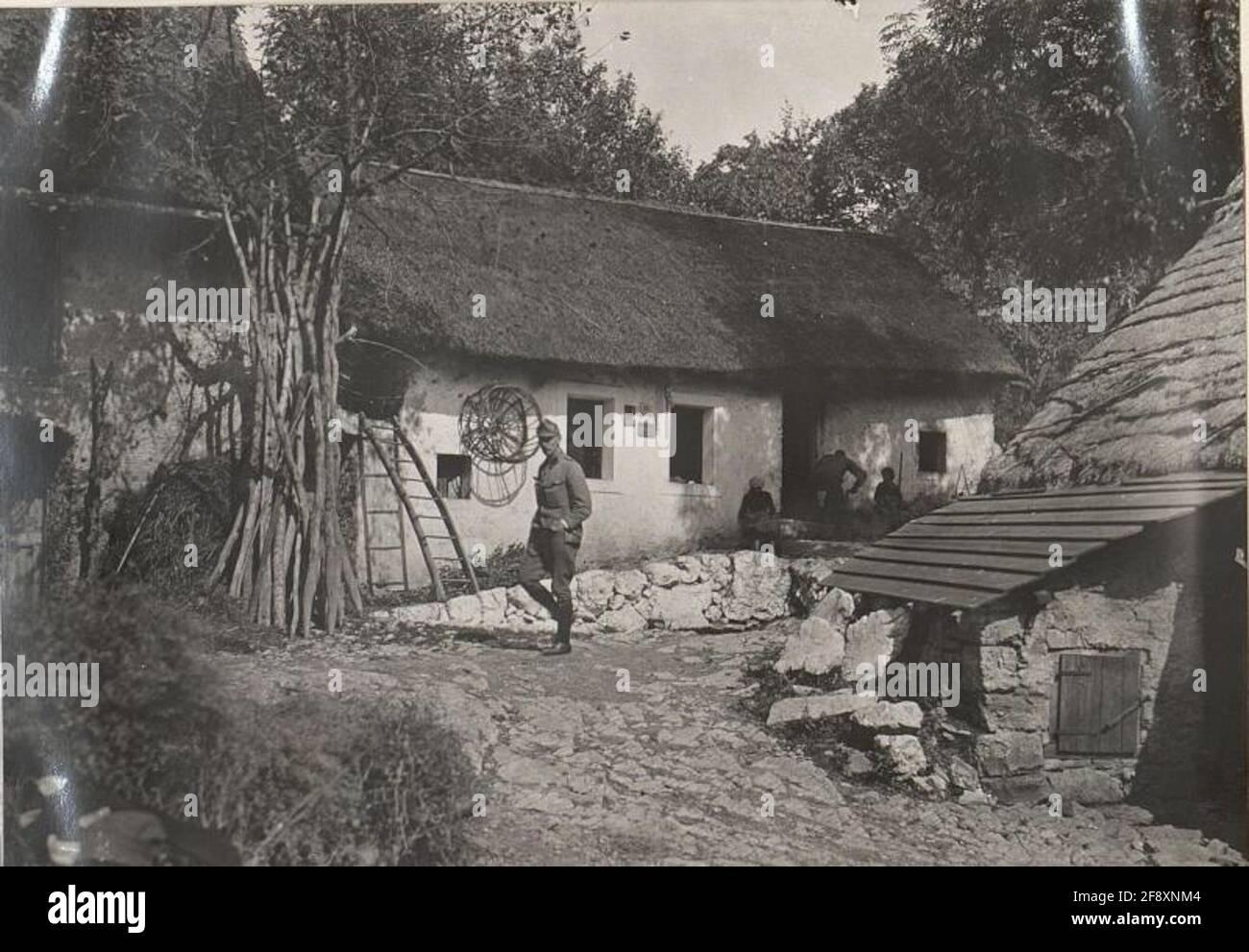 Motiv aus Podlesce in der bainsizza-Hochebene. Stockfoto