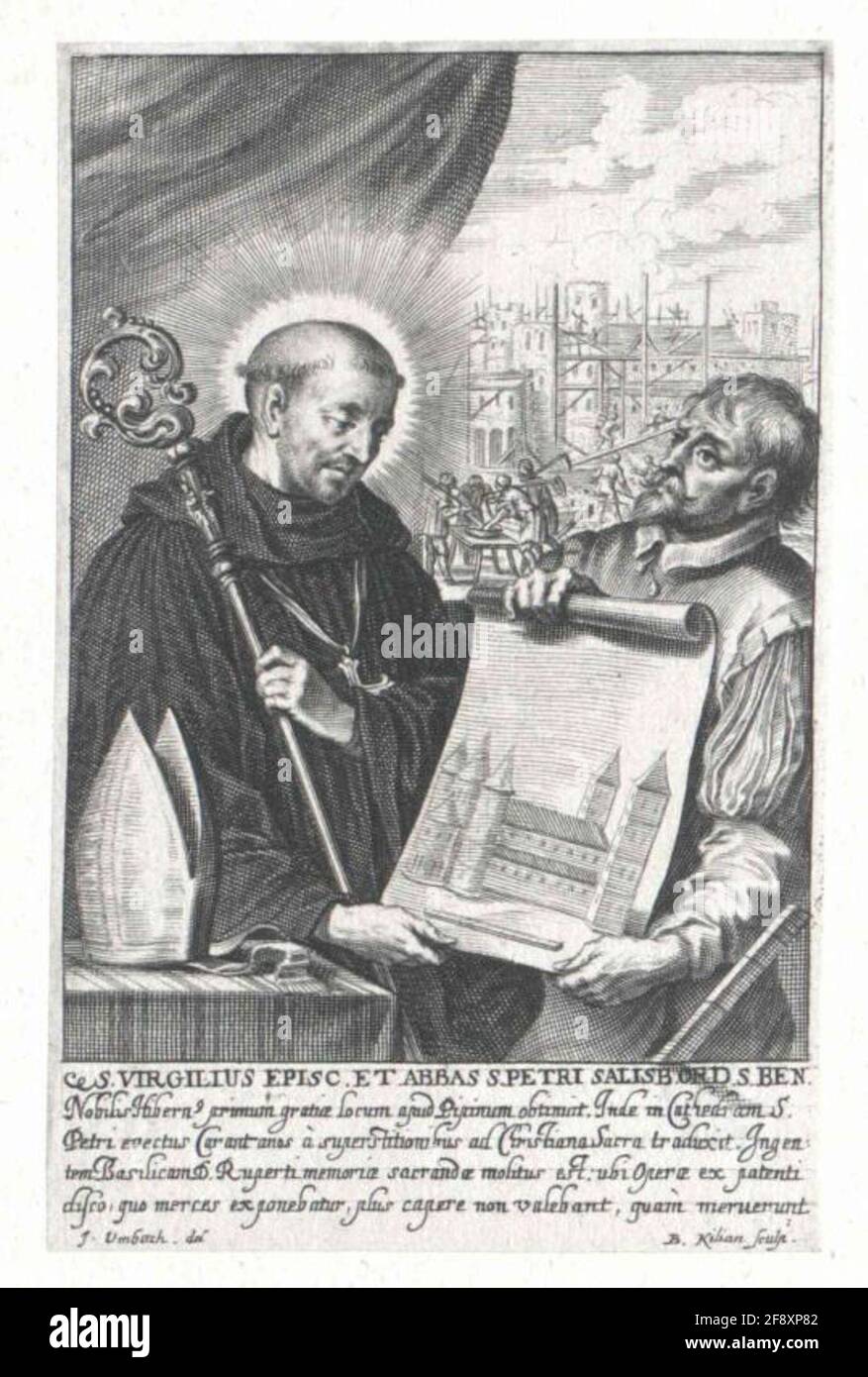 Virgil, Heilig. Stockfoto