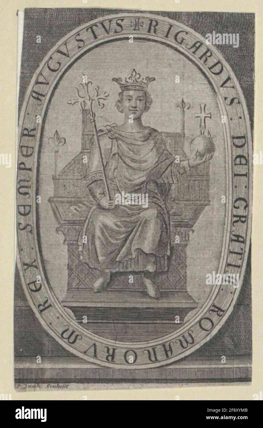 Richard von Cornwall, König. Stockfoto