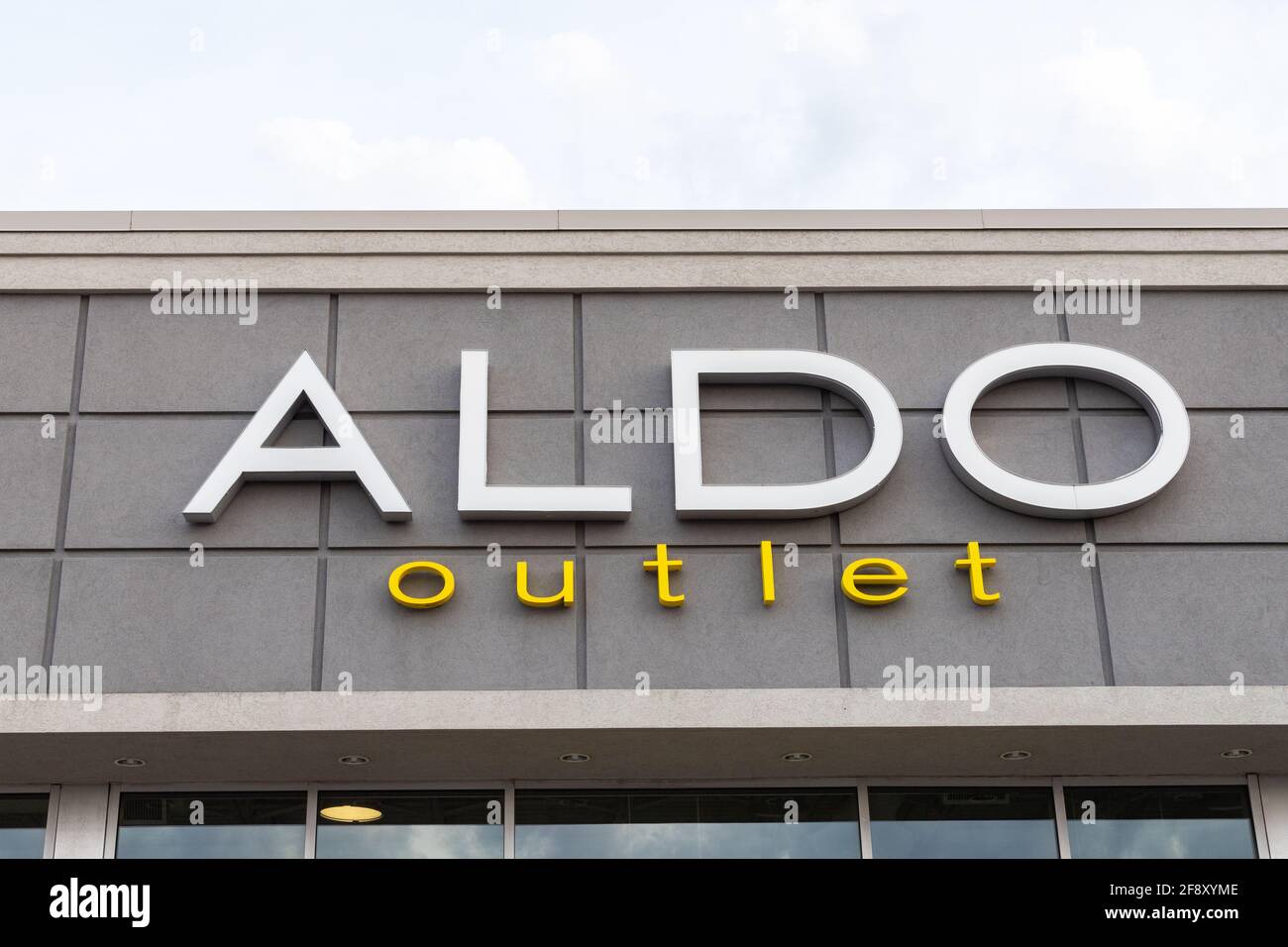 Aldo Shop Eingang Einkaufszentrum indoor Innenraum Stockfotografie Alamy