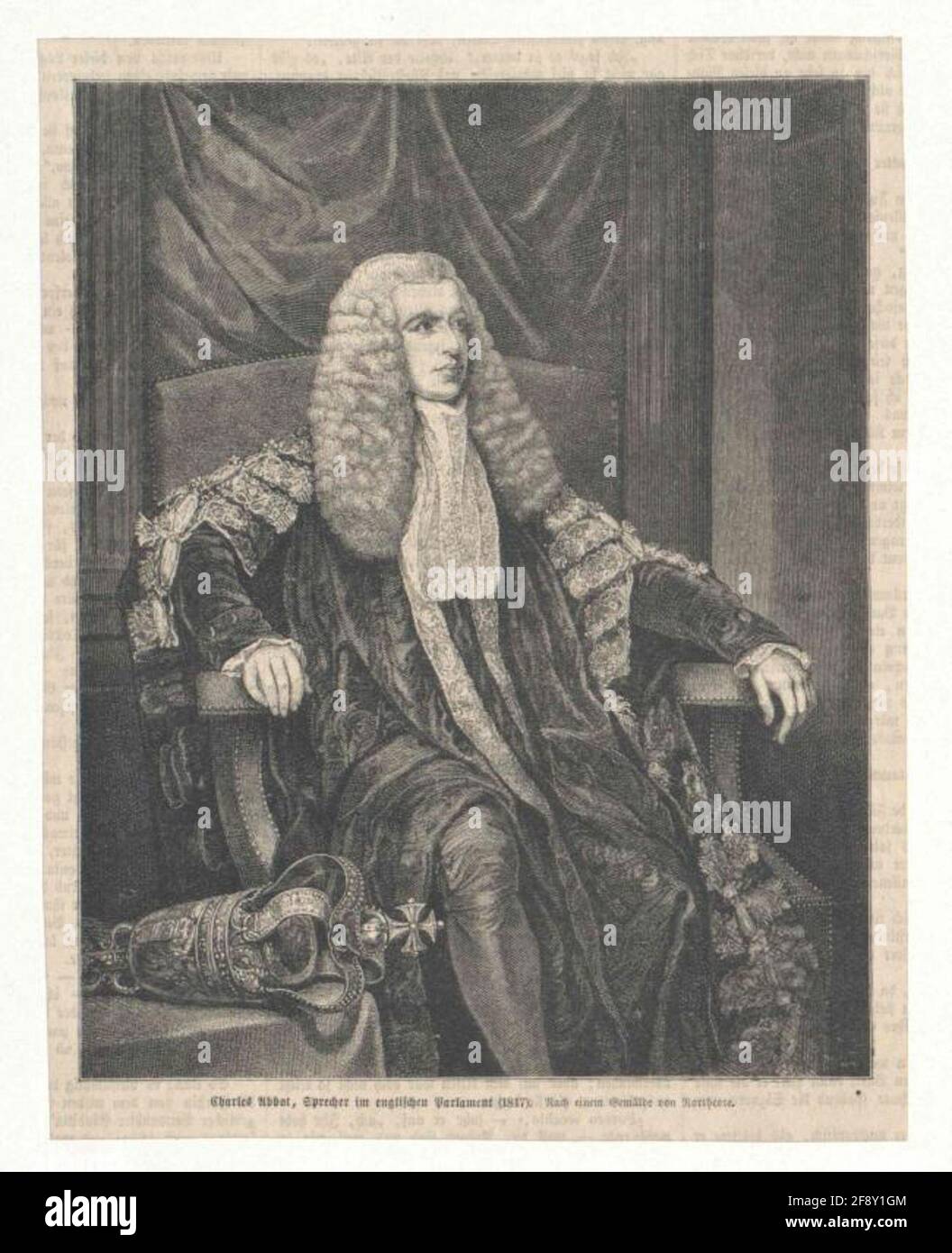 Abt, 1. Baron Colchester, Charles . Stockfoto
