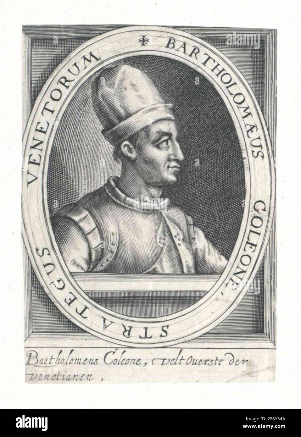 Colleoni, Bartolomeo unbekannter Künstler aus dem Jahr 1551/1650 Stockfoto Colleoni, Bartolomeo unbekannter Künstler aus dem Jahr 1551/1650 Stockfoto