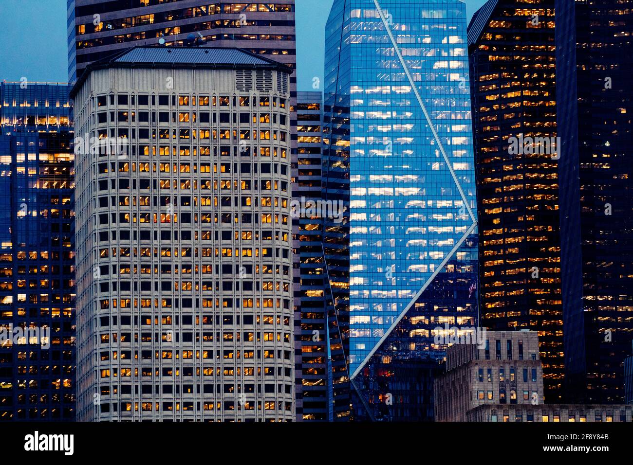 Gebäude in Downtown District, Seattle, Washington, USA Stockfoto