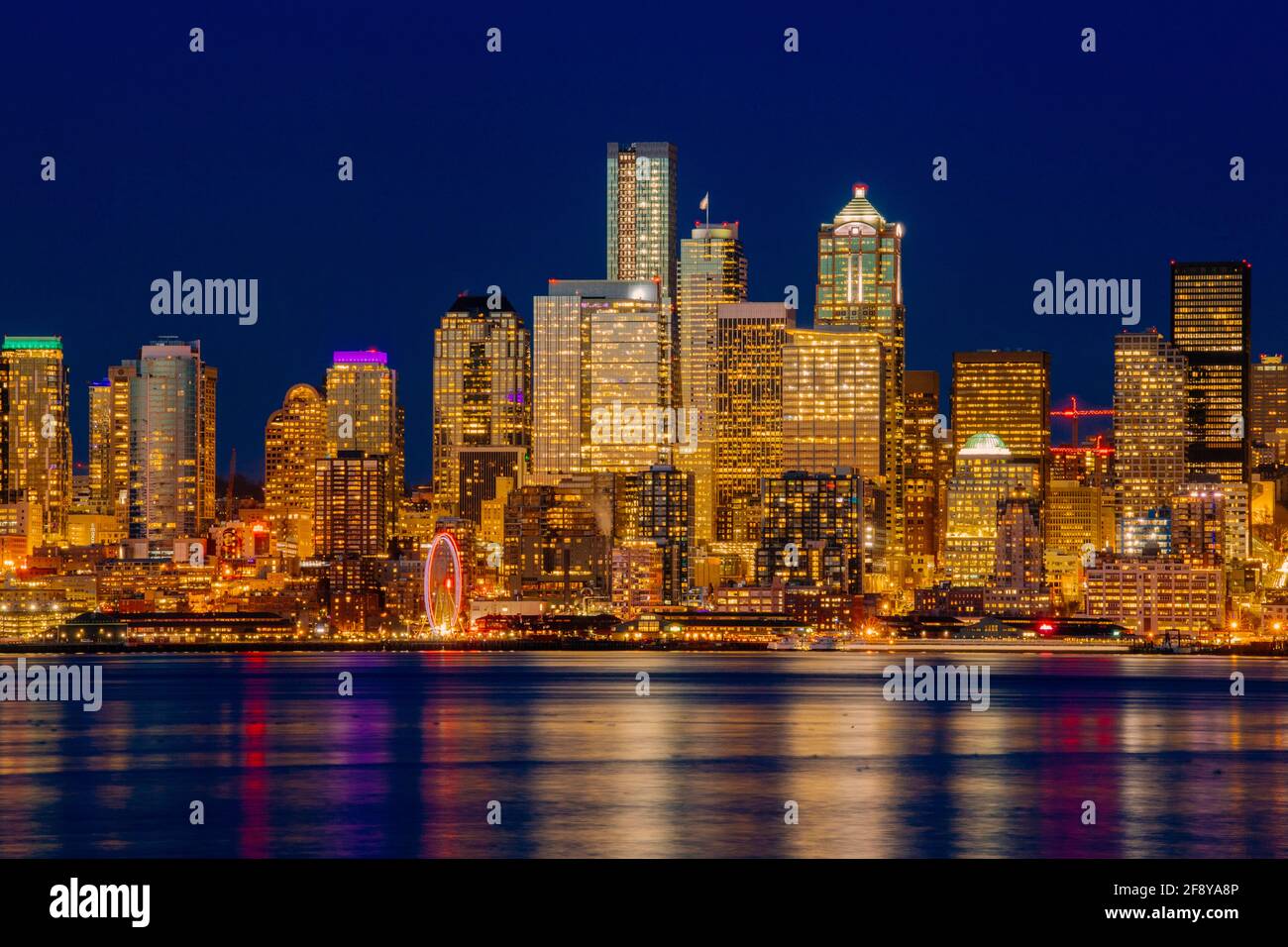 Skyline der Stadt, Seattle, Washington, USA Stockfoto