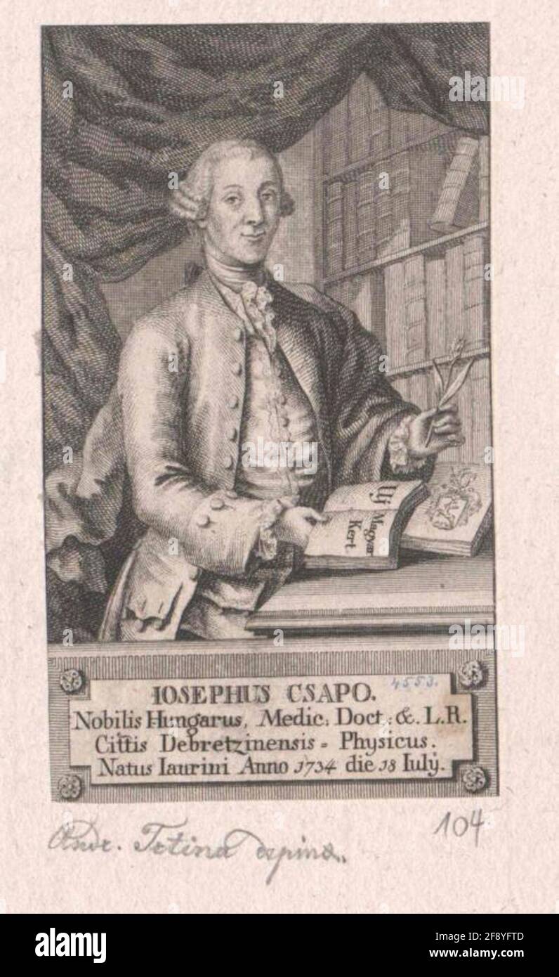 Csapo, Joseph . Stockfoto