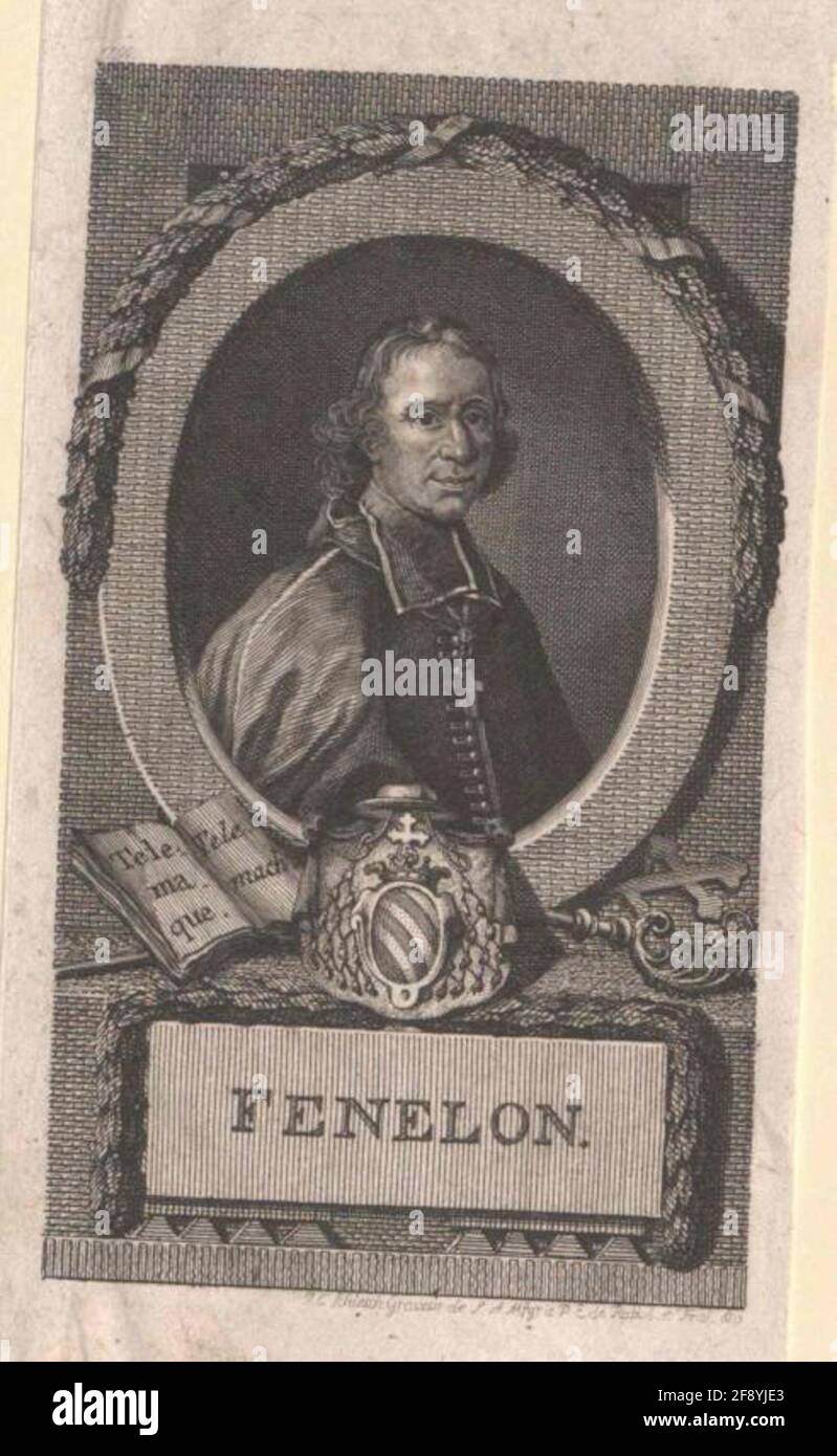 Fénélon, François de Salignac de la Mothe Stecher: Schleich, Johann Carlverlag: Nun, Johann Conrad (Erben) Stockfoto