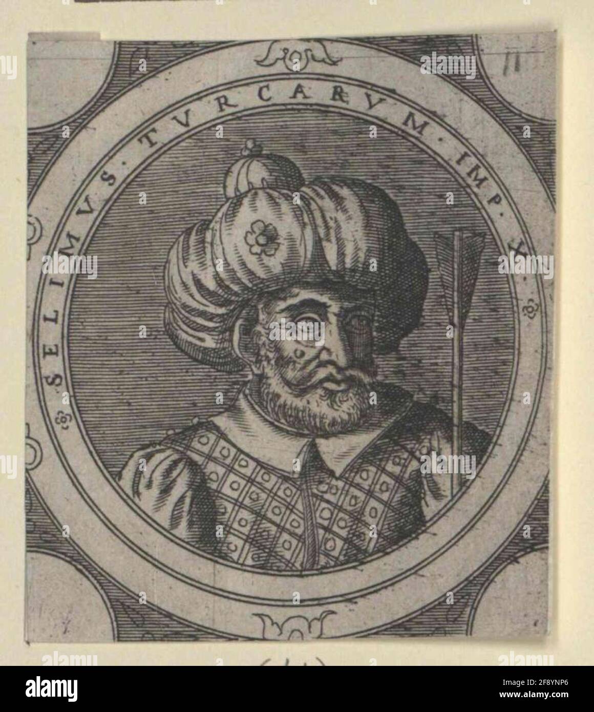 Selim I., der strenge Sultan der Türkei. Stockfoto
