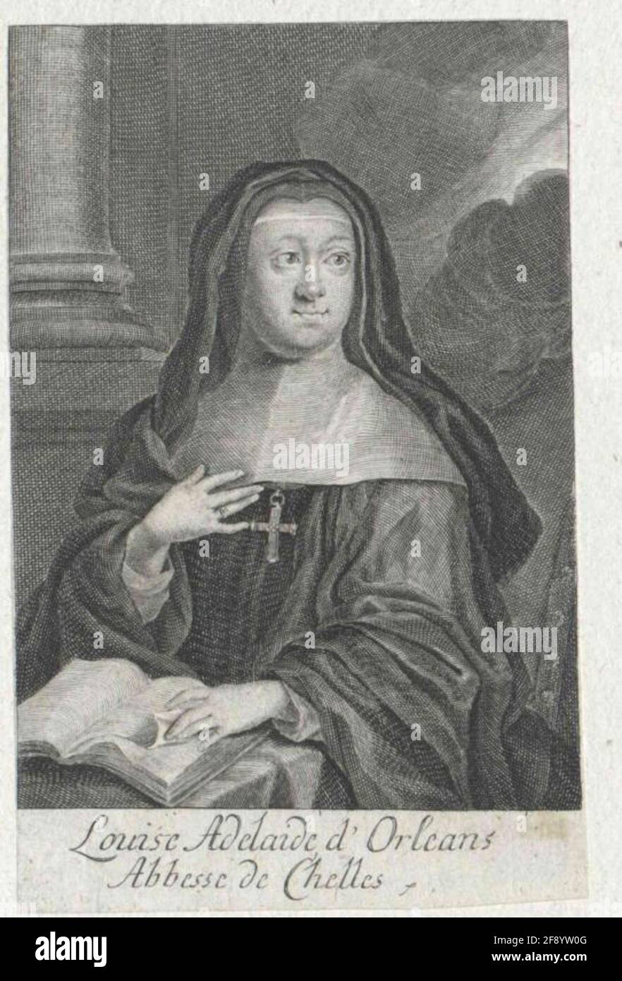 Marie Luise Adelheid, Prinzessin von Orléans. Stockfoto