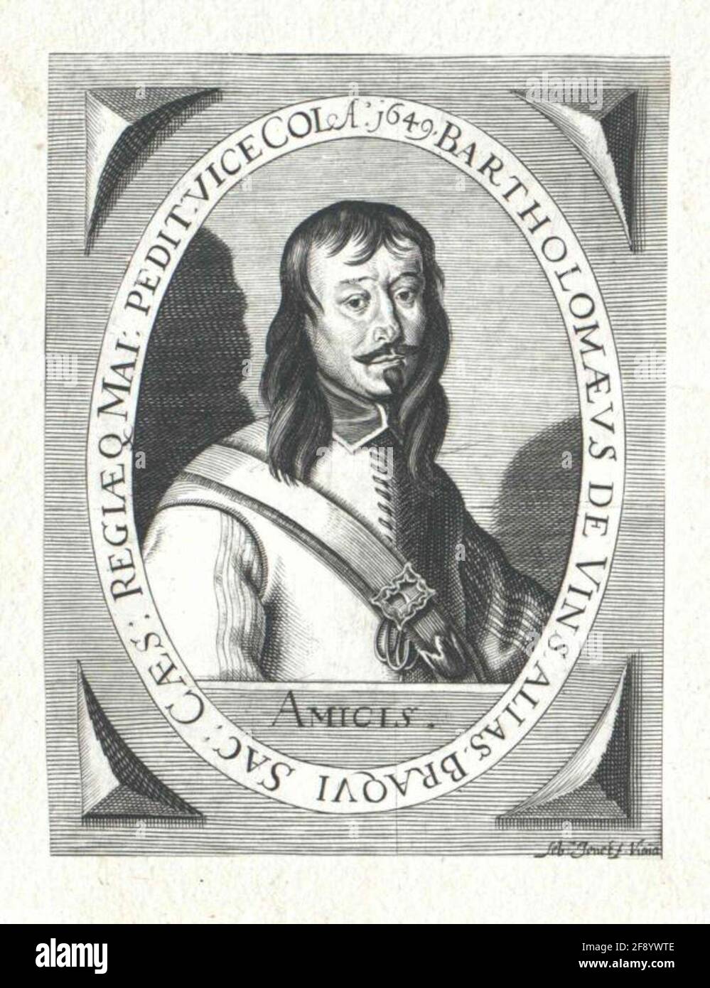 Weine, Bartolomeo de. Stockfoto