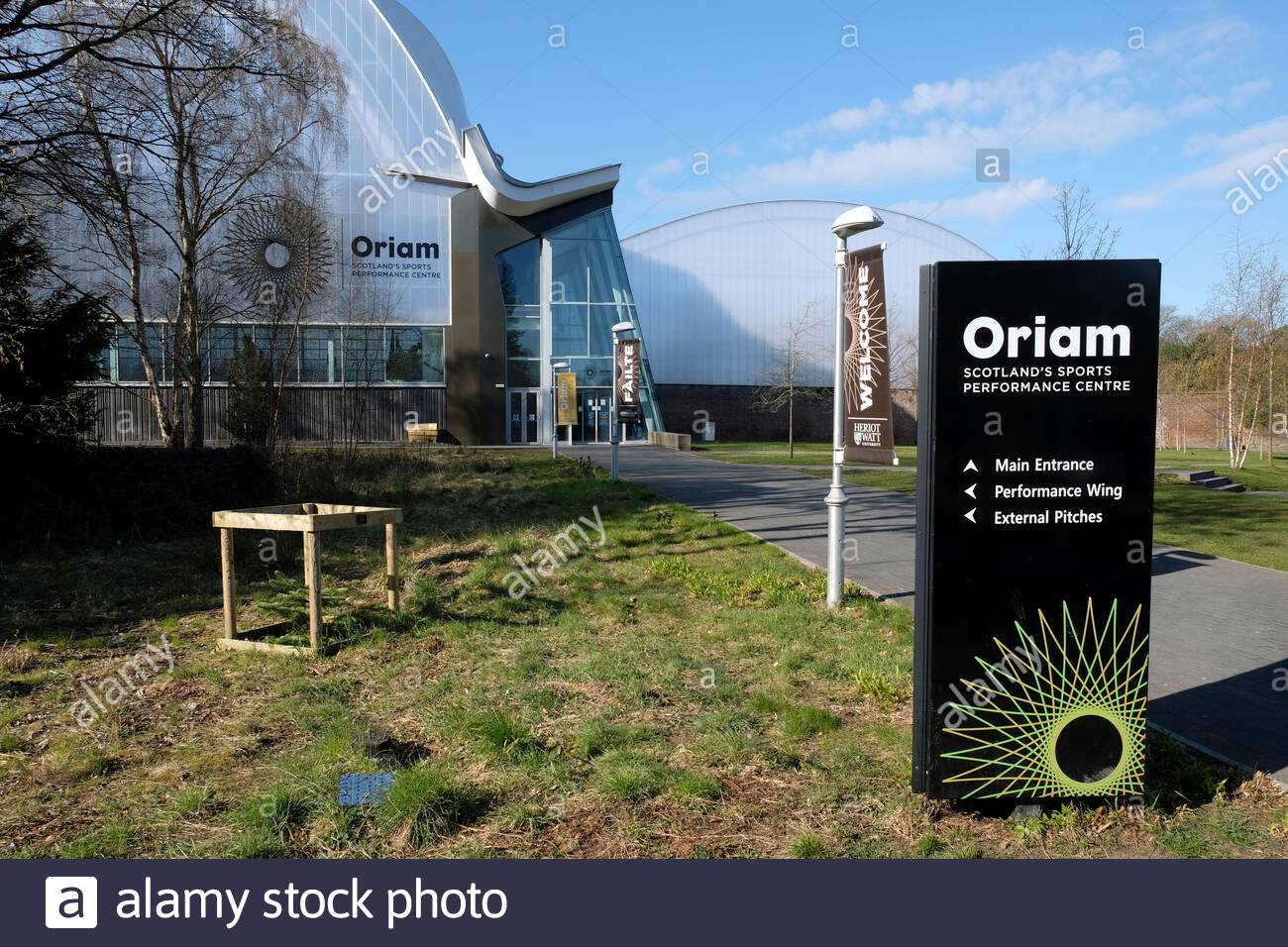 Oriam, Schottlands nationales Sportzentrum, Heriot Watt University, Edinburgh Campus, Riccarton, Edinburgh, Schottland Stockfoto