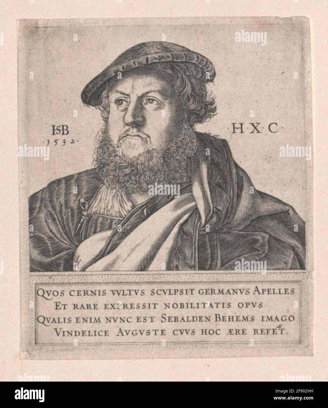Beham, Hans Sebald Stecher: Monogrammist H X C (1532)Stecher: Monogrammist H X C (1501-1550) Stockfoto