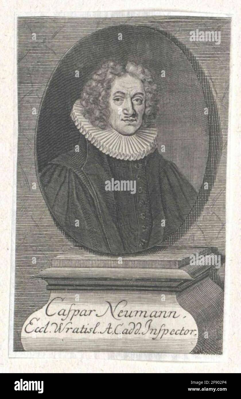 Neumann, Kaspar Stecher: Bernigeroth, Martinverlag: Gleditsch, Johann Friedrich D. Ä. U. Sohn Johann Gottliebverlagsort: Leipzig Stockfoto