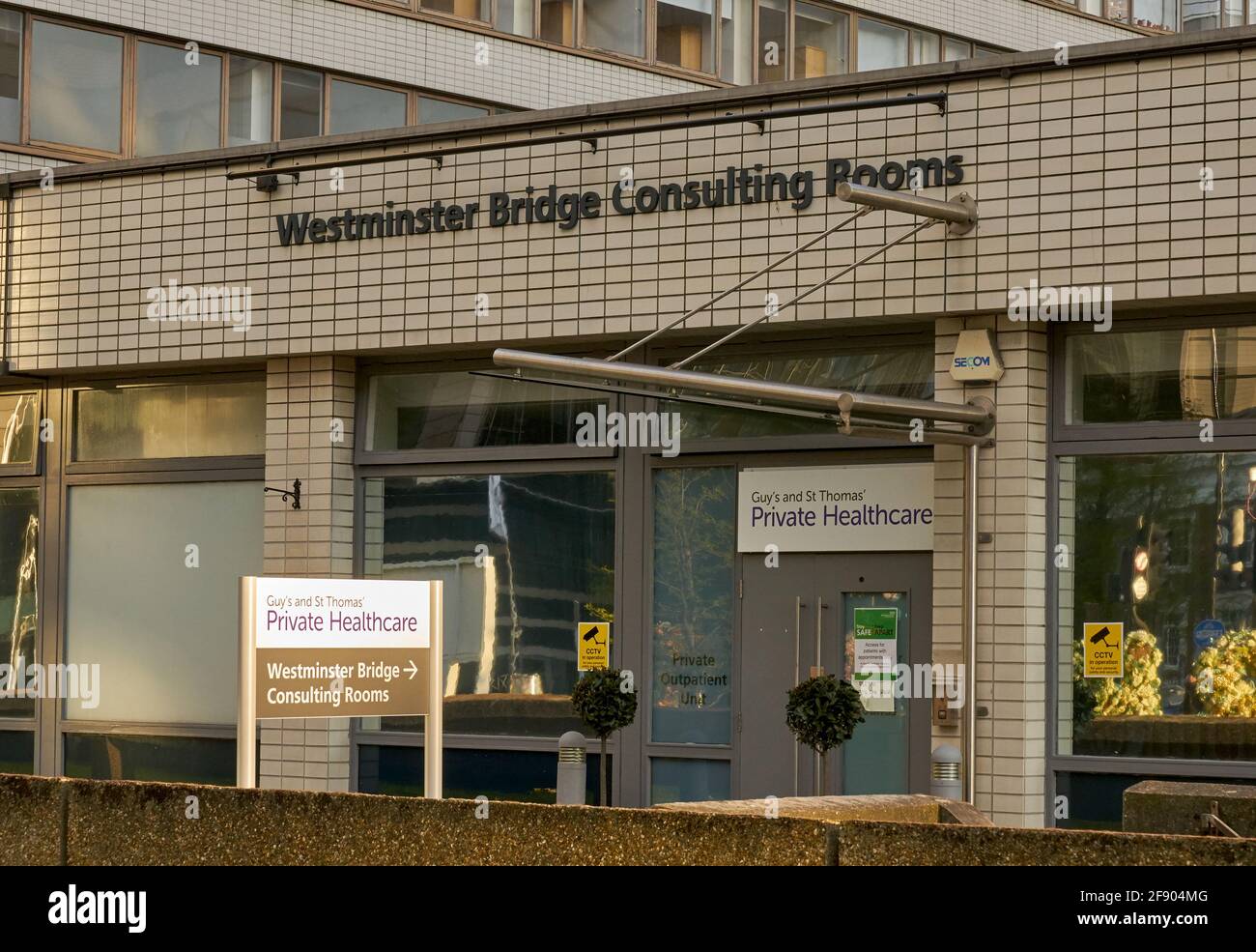 Privates Gesundheitswesen london Stockfoto