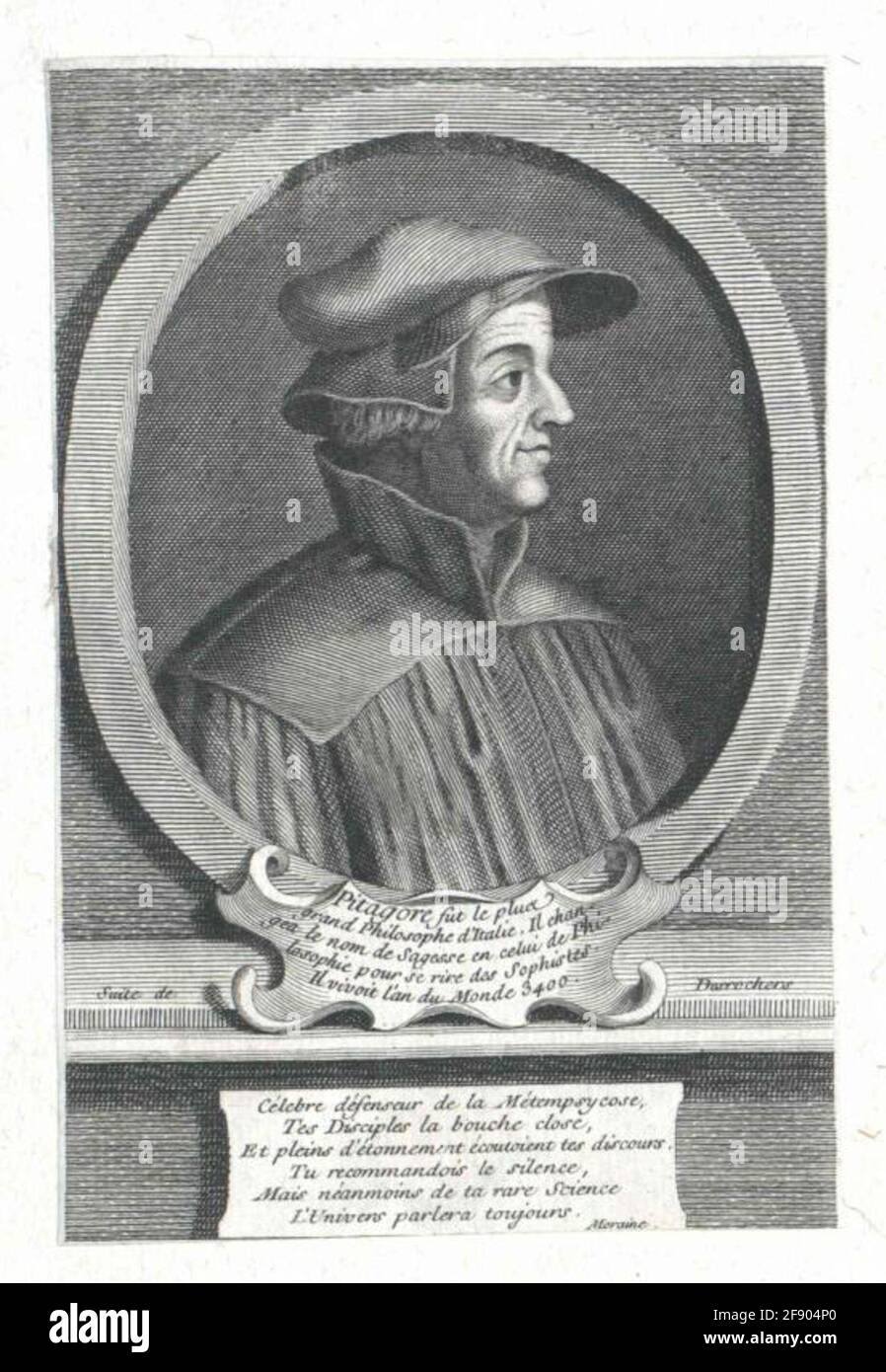 Pythagoras . Stockfoto