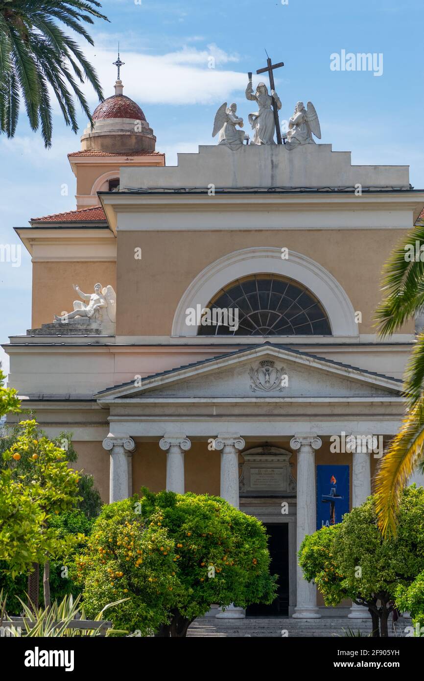 Katholische Kirche in Nizza, Frankreich Stockfoto