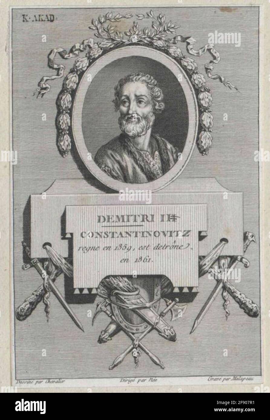 Dimitrij III., Großherzog von Russland. Stockfoto