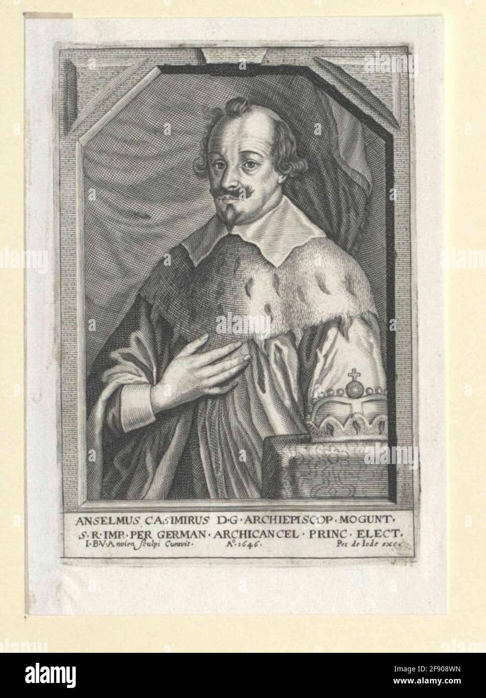 Anselm Kasimir, Kurfürst von Mainz Verlag: Joden, Pieter DE (2) Stockfoto