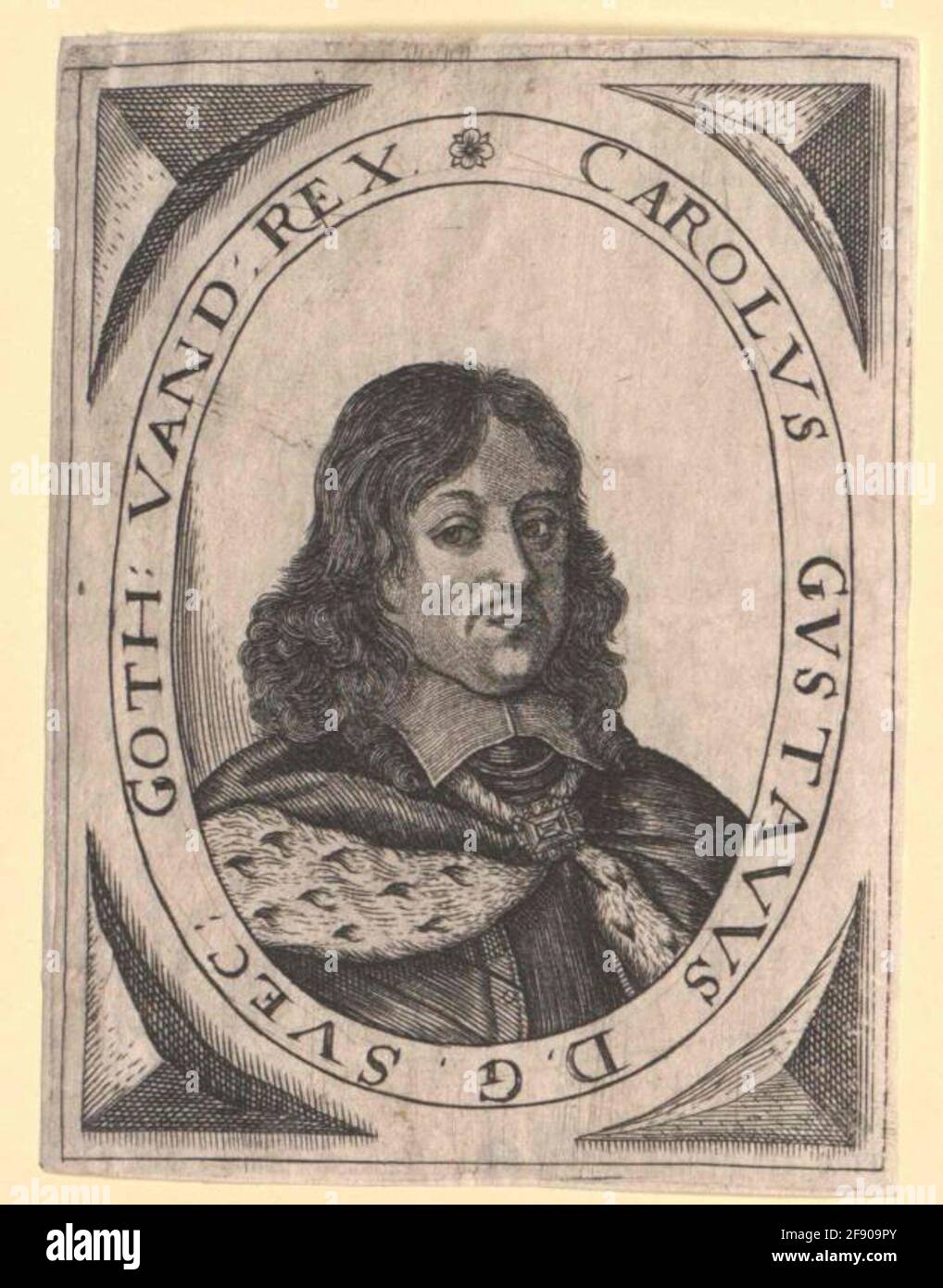 Karl X. Gustav, König von Schweden. Stockfoto