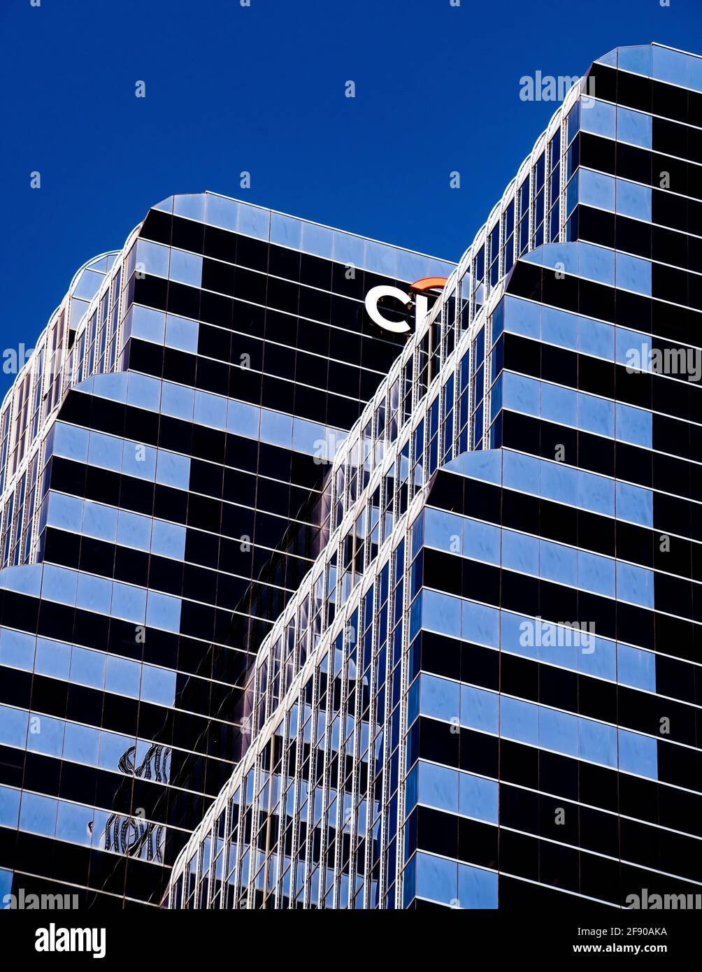 Citigroup Center, Außenansicht des Wolkenkratzers, Chicago, Illinois, USA Stockfoto