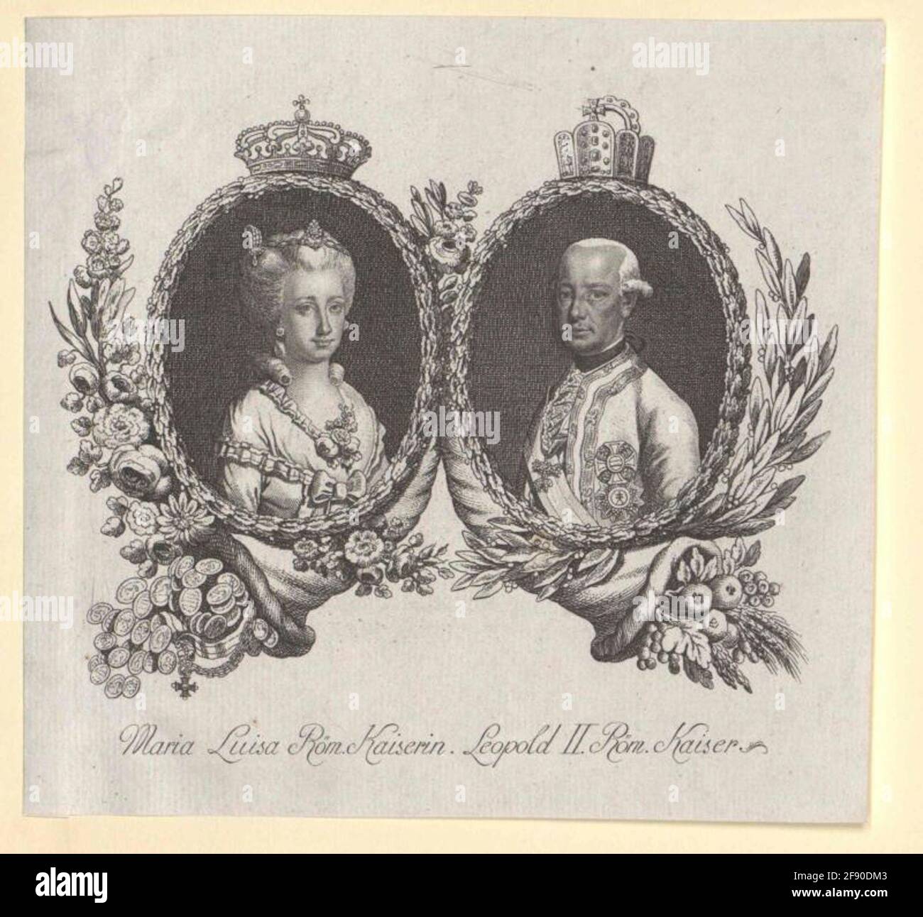 Leopold II., römisch-deutscher Kaiser. Stockfoto