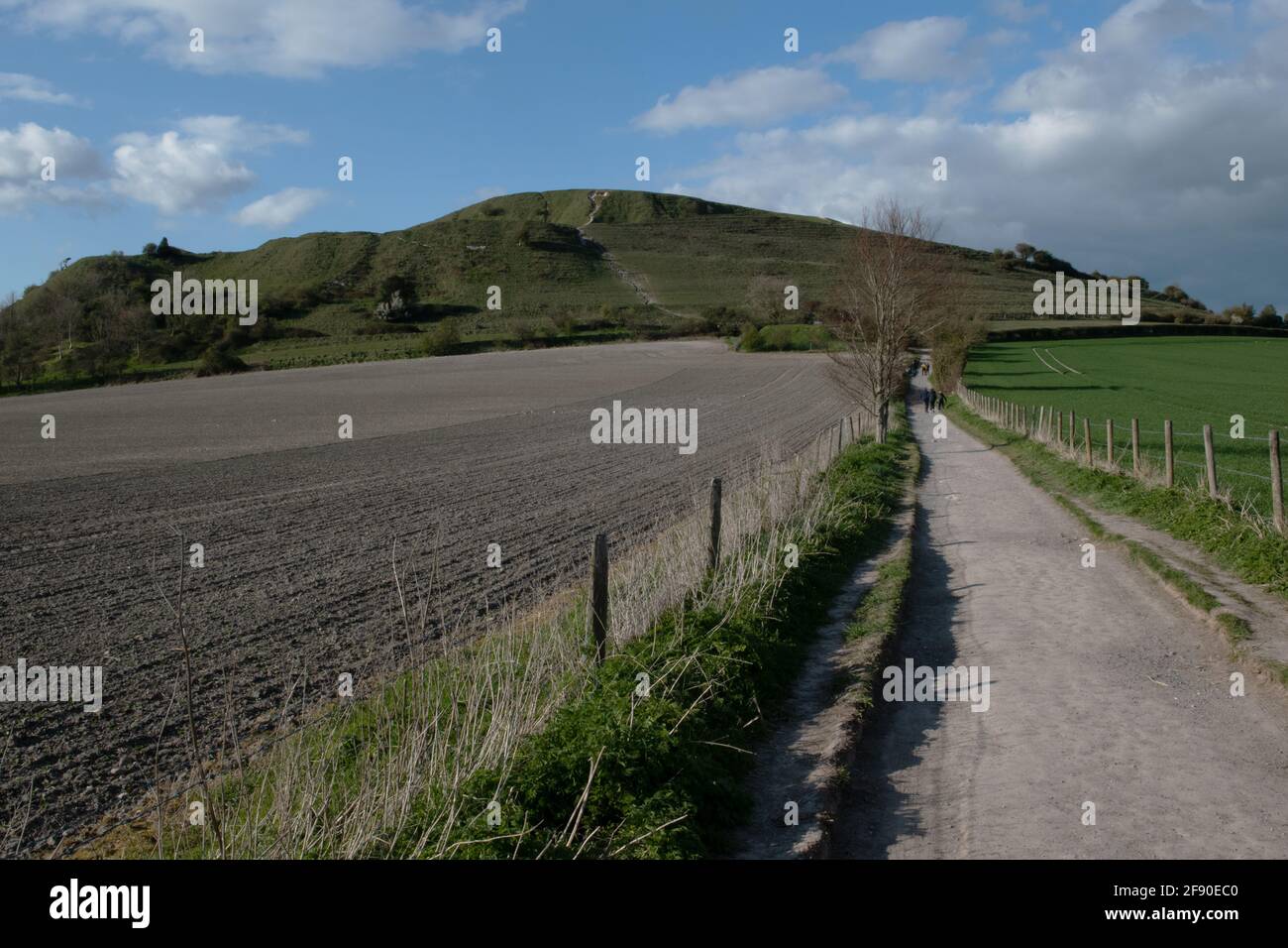 Cley Hill, Wiltshire, Großbritannien Stockfoto