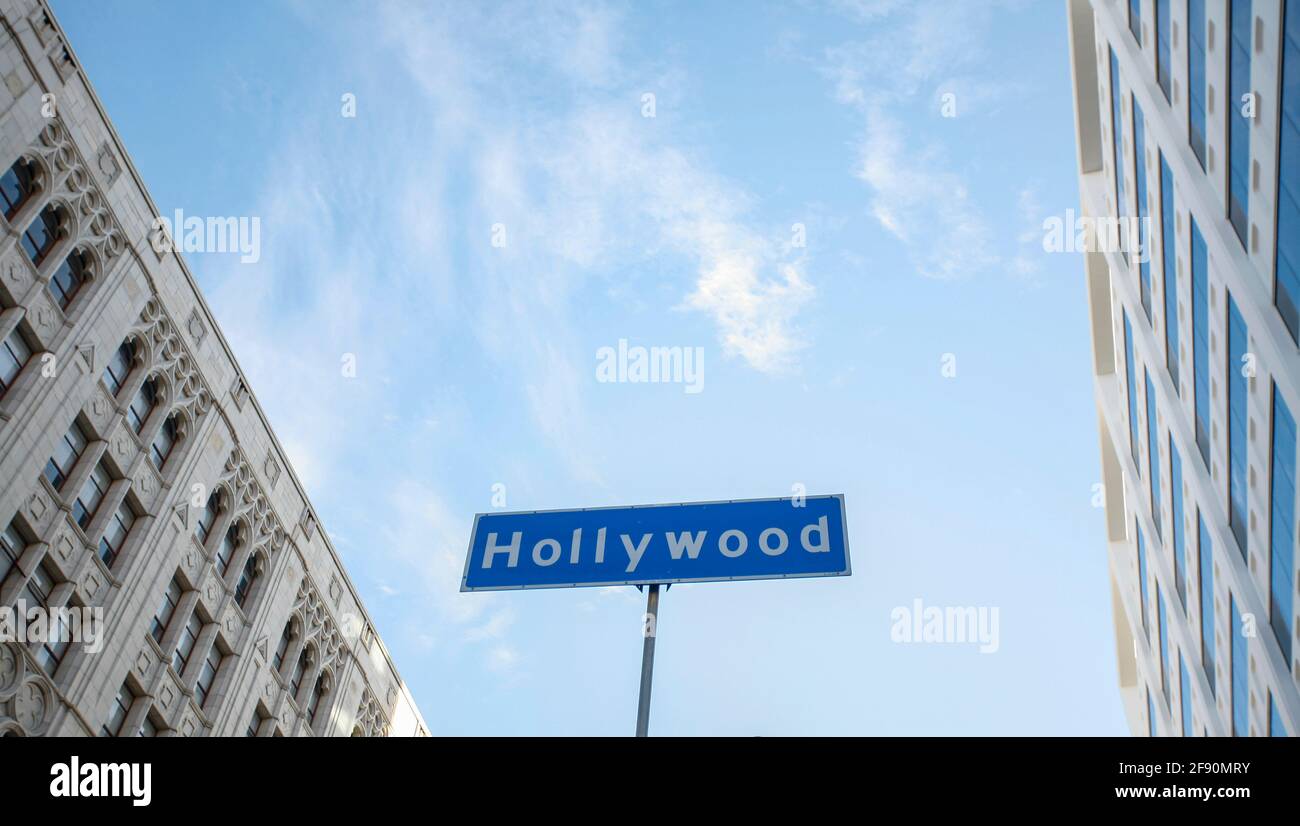 Hollywood Boulevard Sign, Los Angeles, Kalifornien, USA Stockfoto