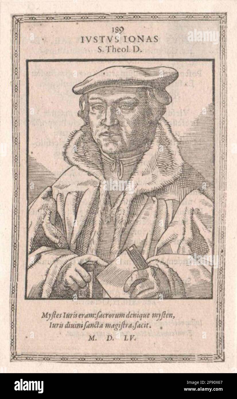 Justus, Jonas Verlag: Jobin, Bernhardstecher: Stimmer, Tobias Sparte: Strasbourg Stockfoto