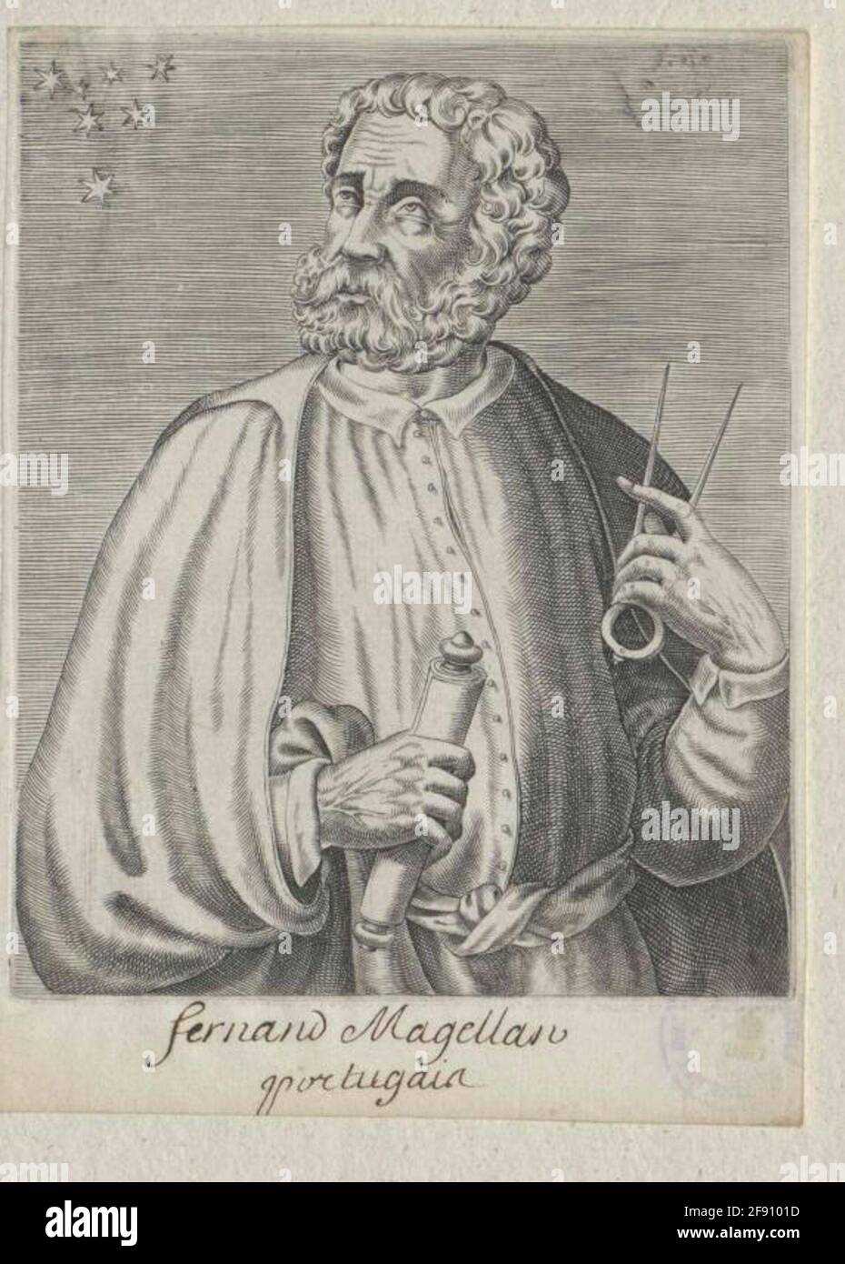 Magalhaes, Fernao de. Stockfoto