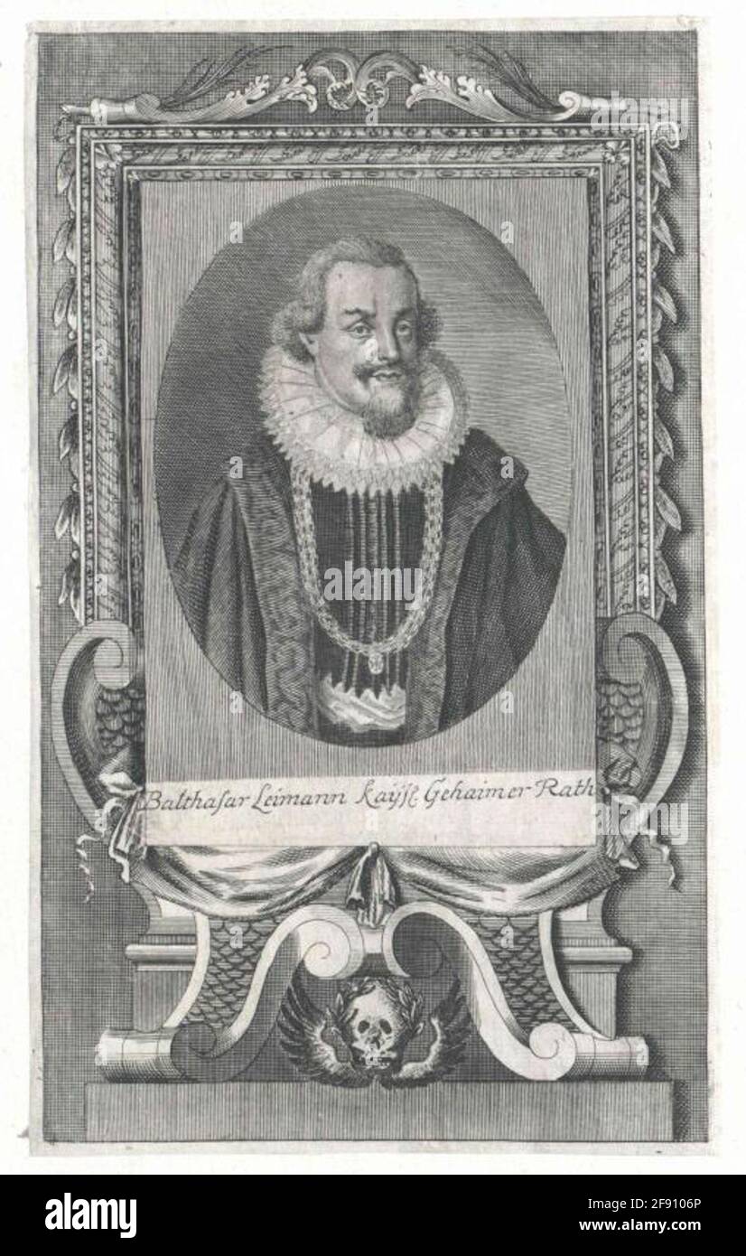 Leiermann, Balthasar. Stockfoto