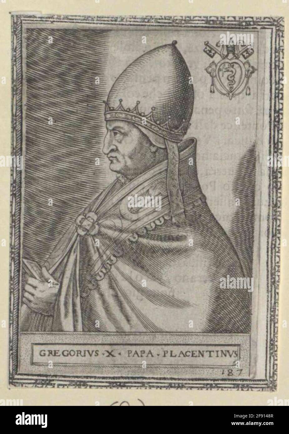 Gregor X., Heiliger Vater. Stockfoto