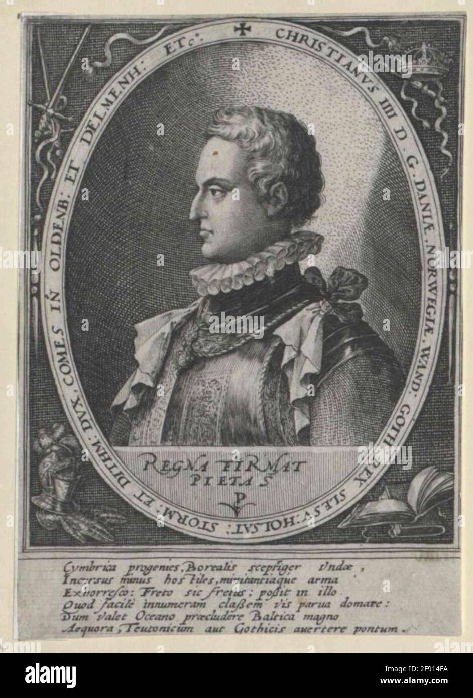 Christian IV., König von Dänemark. Stockfoto