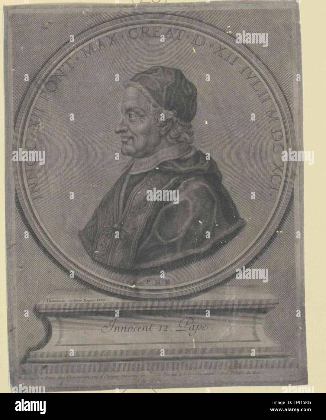 Innozenz XII., Papst. Stockfoto