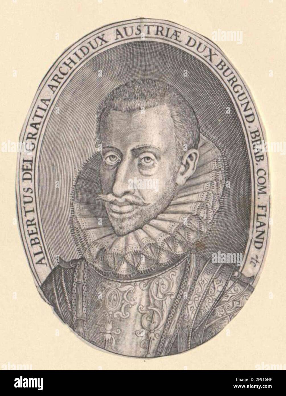Albrecht VII Der fromme Erzherzog von Österreich. Stockfoto