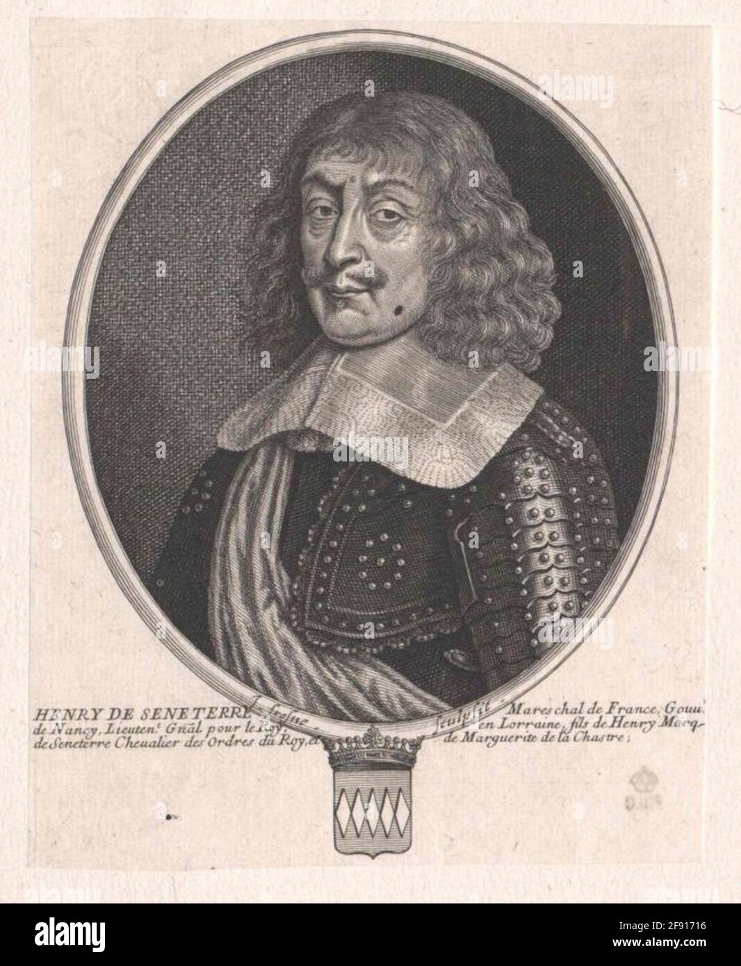 Senneterre, Duc de la Ferté-Senneterre, Henri de. Stockfoto